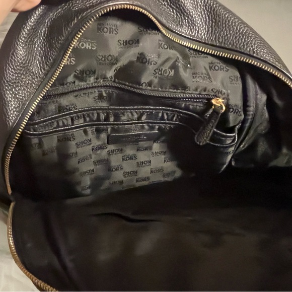 Michael Kors Abbey Leather Backpack Large Purse Tote - Picture 10 of 14